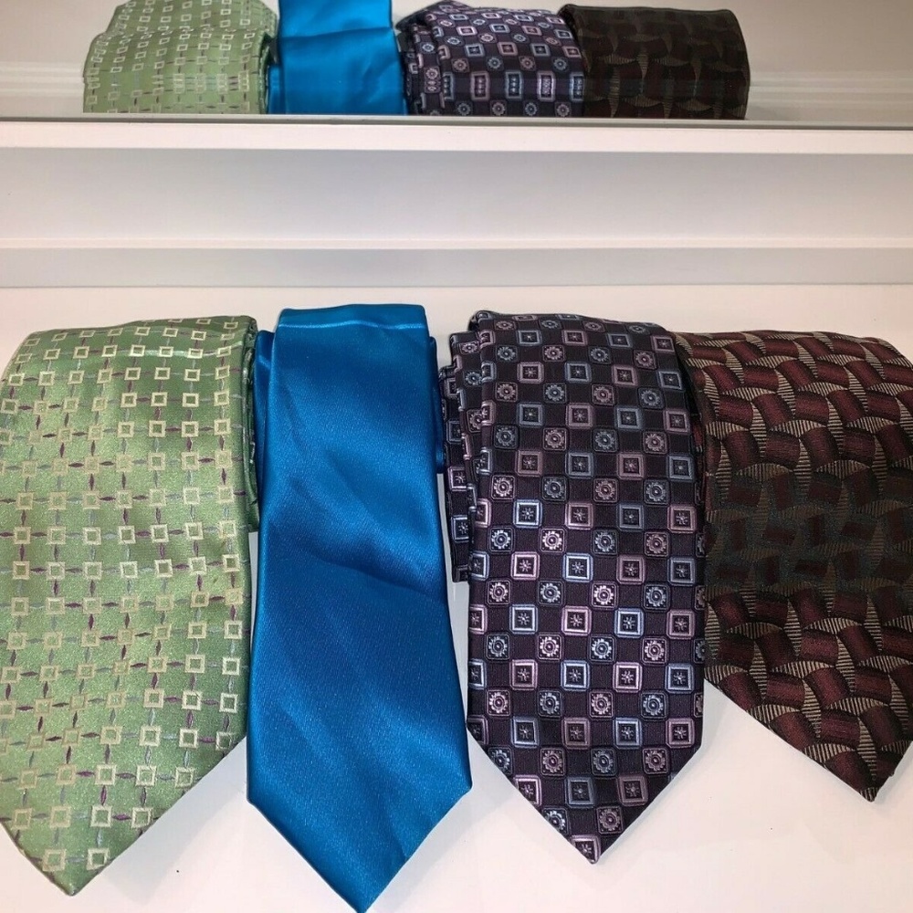NWOT Neckties Lot of 4 Men’s Silk Ties